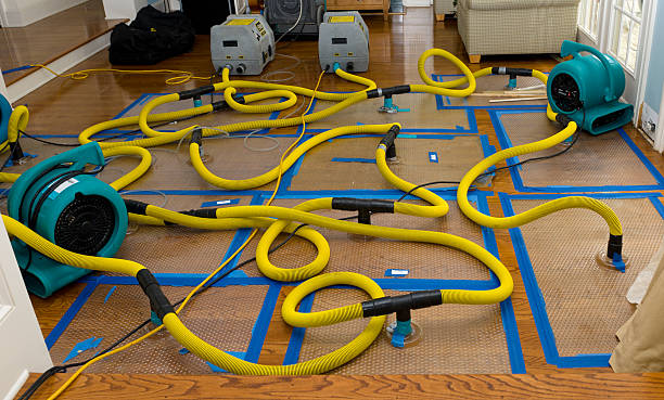 Professional Water Extraction technician working in North Scituate, MA